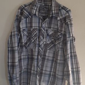 Affliction button down shirt